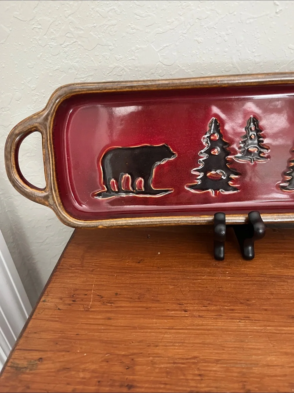 Rustic Red Woodland Studio Serving Tray -